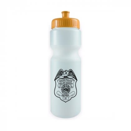 Frost with Yellow Lid 28 oz. Sports Bottle - BPA Free